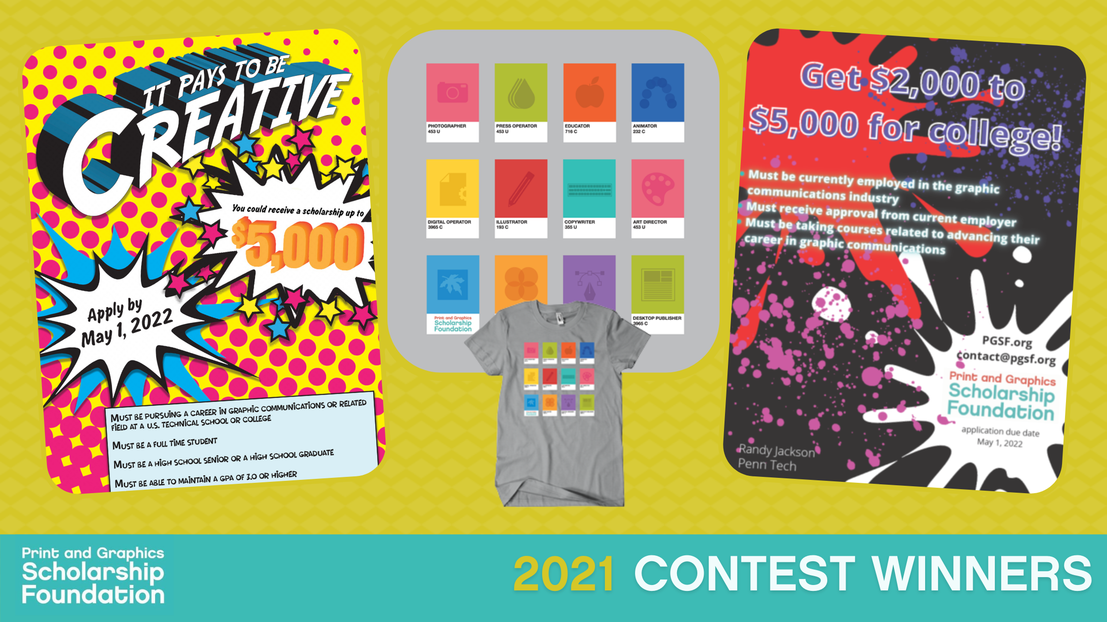 2021 Poster and T-Shirt Design Contest Winners
